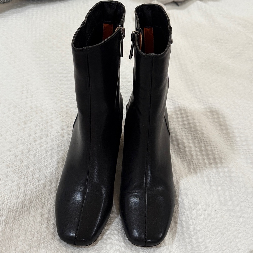 French Connection Black Ankle Booties